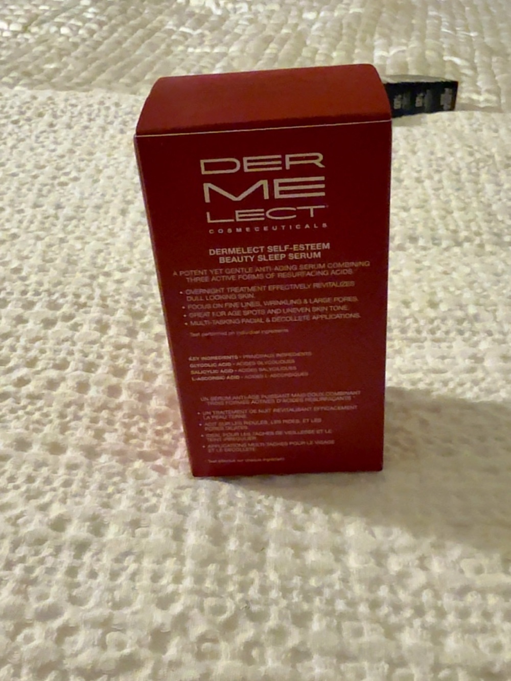 NEW IN BOX DERMELECT Self Esteem Beauty Sleep Serum, 1 oz - Picture 9 of 10